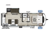 Northern Spirit Ultra Lite 2560RK Floorplan Image
