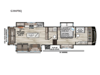 Durango Gold G366FBQ Floorplan Image