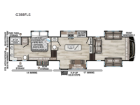 Durango Gold G388FLS Floorplan Image