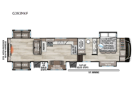 Durango Gold G393MKF Floorplan Image