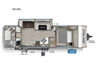 Cherokee Grey Wolf Black Label 26LKBL Floorplan Image