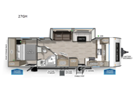 Cherokee Grey Wolf 27GH Floorplan Image