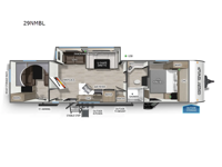 Cherokee Grey Wolf Black Label 29NMBL Floorplan Image