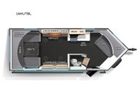 Cherokee Grey Wolf Black Label 16HUTBL Floorplan Image