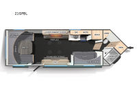 Cherokee Grey Wolf Black Label 21GPBL Floorplan Image