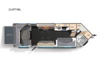 Cherokee Grey Wolf Black Label 21GPTHBL Floorplan Image