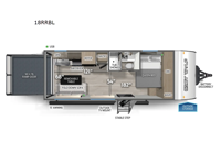 Cherokee Grey Wolf Black Label 18RRBL Floorplan Image
