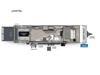 Cherokee Grey Wolf Black Label 24RRTBL Floorplan Image