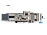 Cherokee Grey Wolf Black Label 27RRBL Floorplan Image