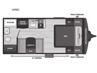 Bullet Classic 16RBC Floorplan Image