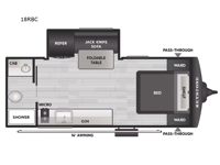 Bullet Classic 18RBC Floorplan Image