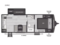 Bullet Classic 21RKC Floorplan Image