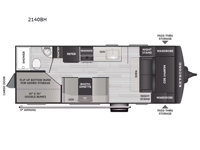 Bullet Classic 2140BH Floorplan Image