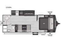 Bullet Classic 2240RK Floorplan Image