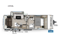Cherokee Grey Wolf Black Label 23MKBL Floorplan Image