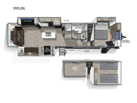 Cherokee Timberwolf Black Label 39DLBL Floorplan Image