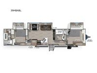 Cherokee Timberwolf Black Label 39HBABL Floorplan Image