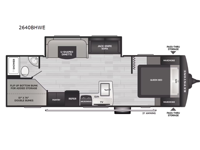 Bullet Classic 2640BHWE Floorplan Image