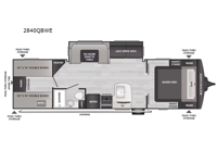 Bullet Classic 2840QBWE Floorplan Image