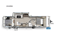 Cherokee Wolf Den 294GEBG Floorplan Image