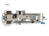 Cherokee Wolf Den 306MM Floorplan Image