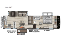 Durango D321RKT Floorplan Image
