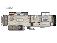 Durango D333RLT Floorplan Image
