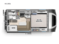 Backpack Edition HS-2901 Floorplan Image