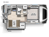 Backpack Edition HS-3210 Floorplan Image