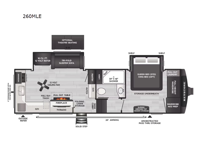 Cougar 260MLE Floorplan Image