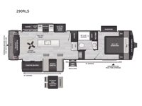 Cougar 290RLS Floorplan Image