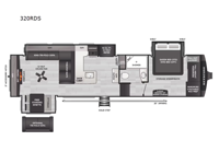 Cougar 320RDS Floorplan Image
