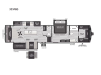 Cougar 355FBS Floorplan Image