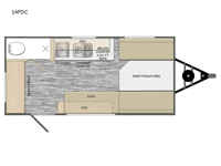 Rove Lite Classic 14FDC Floorplan Image