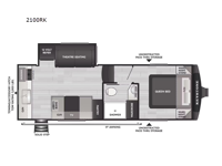 Cougar Sport 2100RK Floorplan Image
