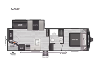 Cougar Sport 2400RE Floorplan Image