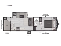 Cougar Sport 2700BH Floorplan Image