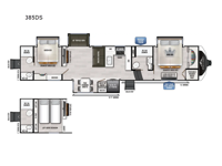 Ahara 385DS Floorplan Image