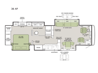 Allegro Bus 36 AP Floorplan Image
