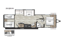 Catalina Summit Series 8 281QBUNK Floorplan Image