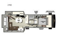 Avenger 27REI Floorplan Image