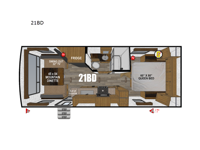 Back Country Series MTN TRX 21BD Floorplan Image