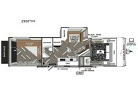 Ozark 2900THK Floorplan Image