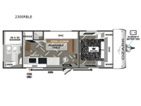 Ozark 2300RBLE Floorplan Image