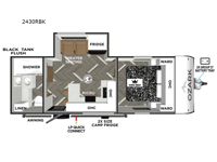 Ozark 2430RBK Floorplan Image