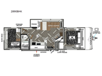 Ozark 2890BHK Floorplan Image