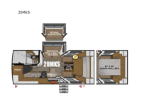 Back Country Series MTN TRX Titanium Series 20MKS Floorplan Image