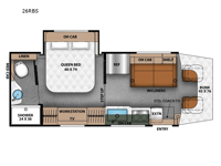 Prism Select 26RBS Floorplan Image