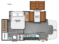 Prism Elite 24FSE Floorplan Image