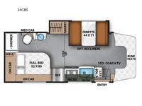 Prism Select 24CBS Floorplan Image